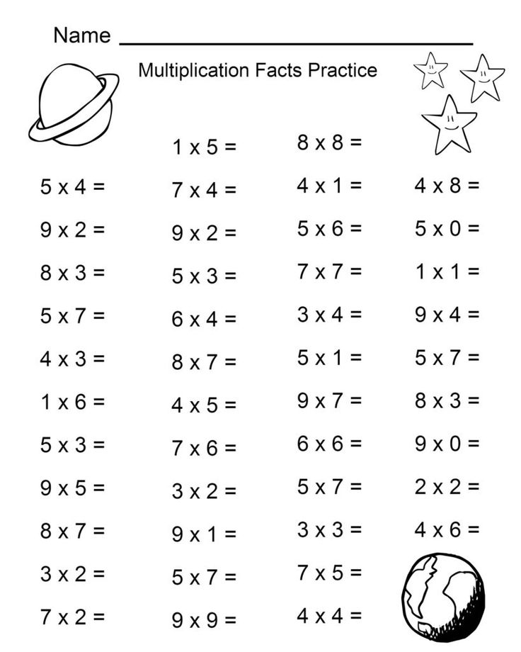 30 Multiplication Table Of 4 Worksheet