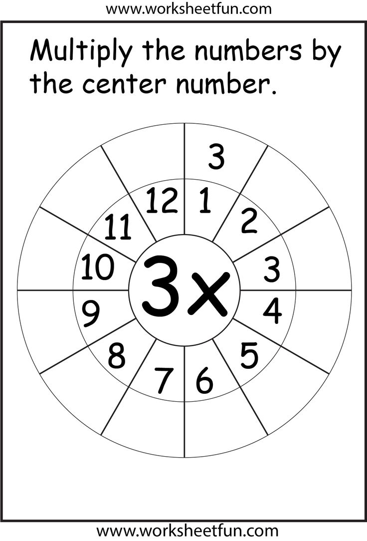 30 Worksheet On Multiplication Table 3