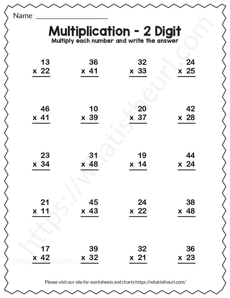 30 Worksheet On Multiplication Table 3